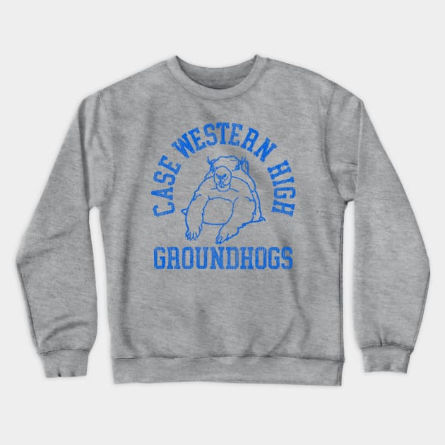 Case Western High Groundhogs (Grey) / Groundhog Day Movie Fan Art Crewneck Sweatshirt by darklordpug
